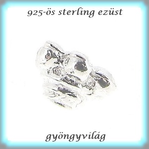925-ös sterling ezüst ékszerkellék: gyöngykupak EGYK 20 2db/cs - gyöngy, ékszerkellék - fém köztesek - Meska.hu