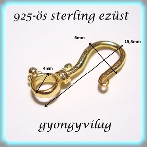  Gold Filled 1soros lánckapocs ELK 1S 38g  - kellékek & szerszámok - gyöngyfűzés kellékek - egyéb alkatrész - Meska.hu