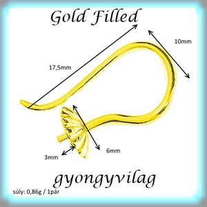 925-ös sterling ezüst ékszerkellék: fülbevaló kapocs, akasztós EFK A 70 g - gyöngy, ékszerkellék - egyéb alkatrész - Meska.hu
