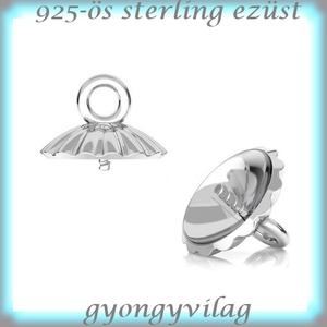  925-ös ezüst medálkapocs EMK 67 , Kellékek & szerszámok, Ékszerkellék, Medáltartó, medálkapocs, Ékszerkészítés, Ékszerkészítés, MESKA