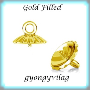  Gold Filled medálkapocs EMK 67 G , Kellékek & szerszámok, Ékszerkellék, Medáltartó, medálkapocs, Ékszerkészítés, Mindenmás, Ékszerkészítés, MESKA