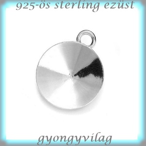 925-ös finomságú sterling ezüst kandeláber/ továbbépíthető köztes /tartó elem 10mm-es rivolihoz   EKA 60, Kellékek & szerszámok, Gyöngyfűzés kellékek, Egyéb alkatrész, Ékszerkészítés, Mindenmás, Ékszerkészítés, MESKA