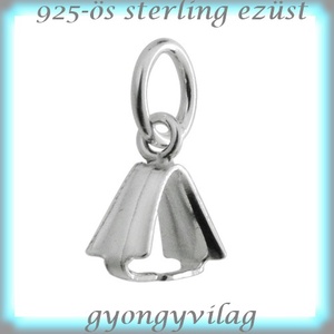 925-ös ezüst medálkapocs  EMK 06, Kellékek & szerszámok, Ékszerkellék, Medáltartó, medálkapocs, Ékszerkészítés, Ékszerkészítés, MESKA