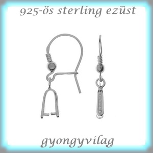  925-ös sterling ezüst ékszerkellék: fülbevaló kapocs, biztonsági-francia kapcsos EFK K 29e - kellékek & szerszámok - ékszerkellék - fülbevaló kapocs - Meska.hu