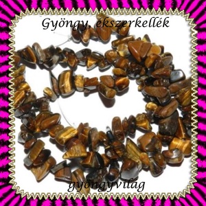 ásvány chips fűzér 6-10 mm-es  macskaszem, Kellékek & szerszámok, Gyöngyfűzés kellékek, Egyéb alkatrész, Ékszerkészítés, Mindenmás, Ékszerkészítés, MESKA