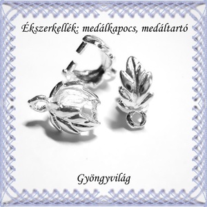 medálkapocs 5db/csomag BMK-06 - gyöngy, ékszerkellék - egyéb alkatrész - Meska.hu