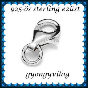 925-ös sterling ezüst ékszerkellék: lánckalocs  ELK 1S 19-11, Gyöngy, ékszerkellék, Egyéb alkatrész, Ékszerkészítés, Gyöngy, MESKA