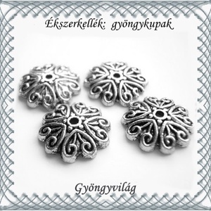 Ékszerkellék: gyöngykupak BGYK 09 20db / csomag, Kellékek & szerszámok, Gyöngyfűzés kellékek, Gyöngykupak, Ékszerkészítés, Mindenmás, Ékszerkészítés, MESKA