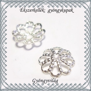 Ékszerkellék: gyöngykupak BGYK 14-5 30db/csomag, Kellékek & szerszámok, Gyöngyfűzés kellékek, Gyöngykupak, Ékszerkészítés, Mindenmás, Ékszerkészítés, MESKA