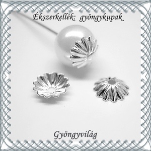 Ékszerkellék: gyöngykupak BGYK 12 30db /csomag - kellékek & szerszámok - gyöngyfűzés kellékek - gyöngykupak - Meska.hu