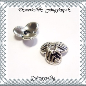 Ékszerkellék: gyöngykupak BGYK 10 20db/csomag, Kellékek & szerszámok, Gyöngyfűzés kellékek, Gyöngykupak, Ékszerkészítés, Mindenmás, Ékszerkészítés, MESKA