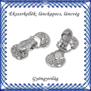 Ékszerkellék: lánckapocs BLK-3S-06 mágnes kapocs 1db, Kellékek & szerszámok, Gyöngyfűzés kellékek, Egyéb alkatrész, Ékszerkészítés, Mindenmás, Ékszerkészítés, MESKA