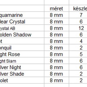Swarovski kristály gyöngy: SWGY pillangó (5754) fűzhető 8mm több szín - kellékek & szerszámok - gyöngyfűzés kellékek - swarovski kristályok - Meska.hu