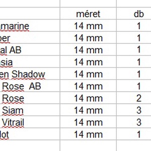 Ékszerkellék: Swarovski virág 14mm-es több színben - kellékek & szerszámok - gyöngyfűzés kellékek - swarovski kristályok - Meska.hu