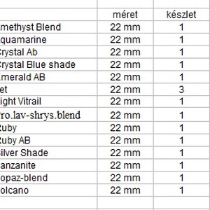 Ékszerkellék: Swarovski csepp 22 mm-es több színben  SW6106-22 - gyöngy, ékszerkellék - swarovski kristályok - Meska.hu