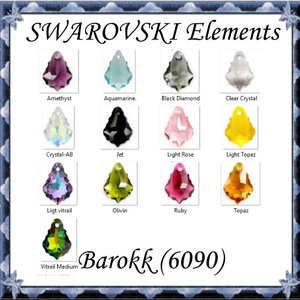 Ékszerkellék: Swarovski barokk 16mm-es  több színben , Kellékek & szerszámok, Gyöngyfűzés kellékek, Swarovski kristályok, Ékszerkészítés, Ékszerkészítés, MESKA