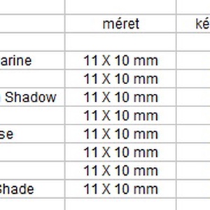 Swarovski kristály medál: briolett szív 11mm keresztben fúrt több szín SW6012-11 - kellékek & szerszámok - gyöngyfűzés kellékek - swarovski kristályok - Meska.hu