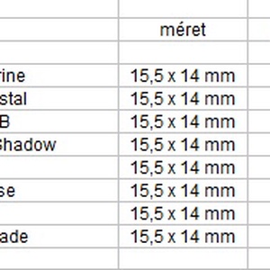 Swarovski kristály medál: briolett szív 15,5mm keresztben fúrt több szín SW6012-15,5 - kellékek & szerszámok - gyöngyfűzés kellékek - swarovski kristályok - Meska.hu