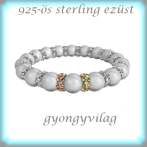 925-ös sterling ezüst ékszerkellék: köztes / gyöngy / dísz EKÖ 66g - kellékek & szerszámok - gyöngyfűzés kellékek - egyéb alkatrész - Meska.hu