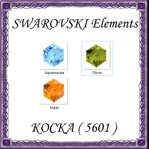 Swarovski kristály gyöngy: kocka 8mm-es több színben SW5601-8 1db/csomag, Kellékek & szerszámok, Gyöngyfűzés kellékek, Swarovski kristályok, Ékszerkészítés, Ékszerkészítés, MESKA