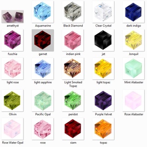 Swarovski kristály gyöngy: kocka 8mm-es több színben SW5601-8 1db/csomag - kellékek & szerszámok - gyöngyfűzés kellékek - swarovski kristályok - Meska.hu