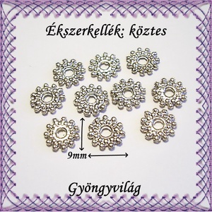 Ékszerkellék: köztes / díszítőelem / gyöngy BKÖ 1S 12 20db/csomag - gyöngy, ékszerkellék - fém köztesek - Meska.hu
