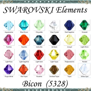 Ékszerkellék: Swarovski bicon 3mm-es  több színben  SWGY5328-3, Kellékek & szerszámok, Gyöngyfűzés kellékek, Swarovski kristályok, Ékszerkészítés, Ékszerkészítés, MESKA