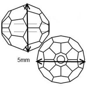Swarovski kristály gyöngy: SW5000-5 gömb 5mm-es több színben - kellékek & szerszámok - gyöngyfűzés kellékek - swarovski kristályok - Meska.hu
