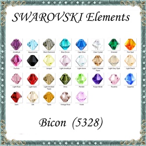 Ékszerkellék: Swarovski bicon 5mm 10db/cs több színben  SWGY5328-5 - Meska.hu