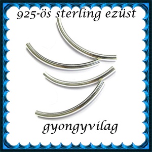 925-ös sterling ezüst ékszerkellék: köztes / gyöngy / dísz   EKÖ 13 8x1,5, Kellékek & szerszámok, Gyöngyfűzés kellékek, Fém köztesek, Ékszerkészítés, Mindenmás, Ékszerkészítés, MESKA