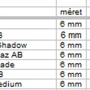 Ékszerkellék: Swarovski bicon 6mm-es AB bevonatos   6db/cs több színben SWGY5328-6AB - kellékek & szerszámok - gyöngyfűzés kellékek - swarovski kristályok - Meska.hu