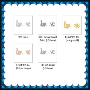925-ös sterling ezüst ékszerek: fülbevaló EF02 - gyöngy, ékszerkellék - egyéb alkatrész - Meska.hu