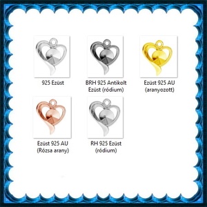 925-ös sterling ezüst ékszerkellék: medál / pandora / fityegő EMTÉ 27 - gyöngy, ékszerkellék - fém köztesek - Meska.hu