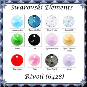 Swarovski rivoli 6mm-es több színben  4db /csomag SW6428-6, Kellékek & szerszámok, Gyöngyfűzés kellékek, Swarovski kristályok, Ékszerkészítés, Ékszerkészítés, MESKA