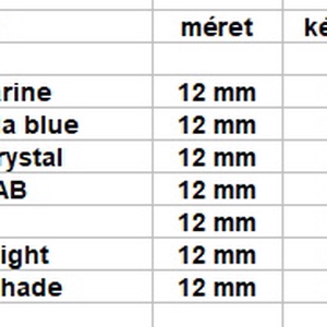 Swarovski rivoli 12mm-es több színben  1db  - kellékek & szerszámok - gyöngyfűzés kellékek - swarovski kristályok - Meska.hu
