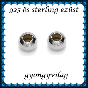 EKÖ 10-4 925-ös 4mm-es ezüst köztes / gyöngy / díszitőelem 4db /csomag - gyöngy, ékszerkellék - fém köztesek - Meska.hu EKÖ 10-4 925-ös 4mm-es ezüst köztes / gyöngy / díszitőelem 4db /csomag - gyöngy, ékszerkellék - fém köztesek - Meska.hu