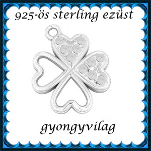 925-ös sterling ezüst ékszerkellék: medál / pandora / fityegő EMTÉ 29, Kellékek & szerszámok, Gyöngyfűzés kellékek, Cabochon, Ékszerkészítés, Mindenmás, Ékszerkészítés, MESKA