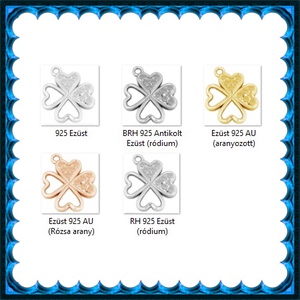 925-ös sterling ezüst ékszerkellék: medál / pandora / fityegő EMTÉ 29 - kellékek & szerszámok - gyöngyfűzés kellékek - cabochon - Meska.hu