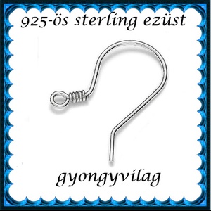 925-ös finomságú sterling ezüst fülbevaló kapocs EFK A 84, Kellékek & szerszámok, Ékszerkellék, Fülbevaló kapocs, Ékszerkészítés, MESKA