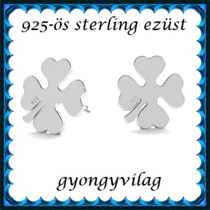 925-ös sterling ezüst ékszerek: fülbevaló EF10, Ékszer, Fülbevaló, Pötty fülbevaló, Ékszerkészítés, Gyöngyfűzés, gyöngyhímzés, MESKA