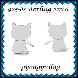  925-ös sterling ezüst ékszerek: fülbevaló EF11, Ékszer, Fülbevaló, Pötty fülbevaló, Ékszerkészítés, Gyöngyfűzés, gyöngyhímzés, Meska