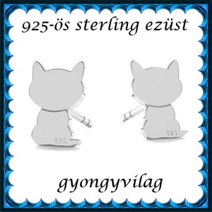  925-ös sterling ezüst ékszerek: fülbevaló EF11, Ékszer, Fülbevaló, Pötty fülbevaló, Ékszerkészítés, Gyöngyfűzés, gyöngyhímzés, MESKA