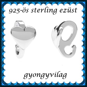 925-ös sterling ezüst ékszerkellék: medáltartó, medálkapocs EMK 98 AG, Kellékek & szerszámok, Ékszerkellék, Medáltartó, medálkapocs, Ékszerkészítés, Mindenmás, Ékszerkészítés, MESKA