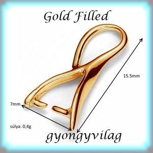925-ös sterling ezüst ékszerkellék: medáltartó, medálkapocs EMK 45g Gold Filled - gyöngy, ékszerkellék - egyéb alkatrész - Meska.hu 925-ös sterling ezüst ékszerkellék: medáltartó, medálkapocs EMK 45g Gold Filled - gyöngy, ékszerkellék - egyéb alkatrész - Meska.hu