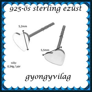 925-ös sterling ezüst: fülbevaló EF 12 - ékszer - fülbevaló - pötty fülbevaló - Meska.hu 925-ös sterling ezüst: fülbevaló EF 12 - ékszer - fülbevaló - pötty fülbevaló - Meska.hu