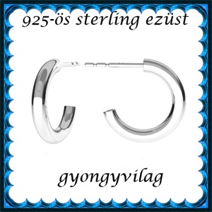  925-ös sterling ezüst: fülbevaló  EF 13 - ékszer - fülbevaló - lógó fülbevaló - Meska.hu