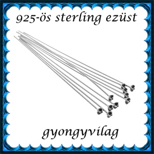925-ös ezüst szerelőpálca swarovski végű ESZP SW 40x0,5 mm-es fekete 2db/csomag - gyöngy, ékszerkellék - egyéb alkatrész - Meska.hu 925-ös ezüst szerelőpálca swarovski végű ESZP SW 40x0,5 mm-es fekete 2db/csomag - gyöngy, ékszerkellék - egyéb alkatrész - Meska.hu