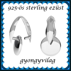925-ös ezüst medálkapocs EMK 82e, Kellékek & szerszámok, Ékszerkellék, Medáltartó, medálkapocs, Ékszerkészítés, Ékszerkészítés, MESKA