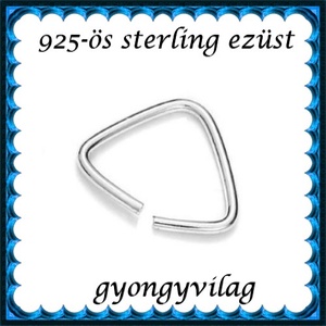 925-ös ezüst medálkapocs  EMK 102-0,6e  4db/csomag, Kellékek & szerszámok, Ékszerkellék, Medáltartó, medálkapocs, Ékszerkészítés, Ékszerkészítés, MESKA