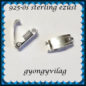 925-ös ezüst 1soros lánckapocs ELK 1S 40 - gyöngy, ékszerkellék - egyéb alkatrész - Meska.hu